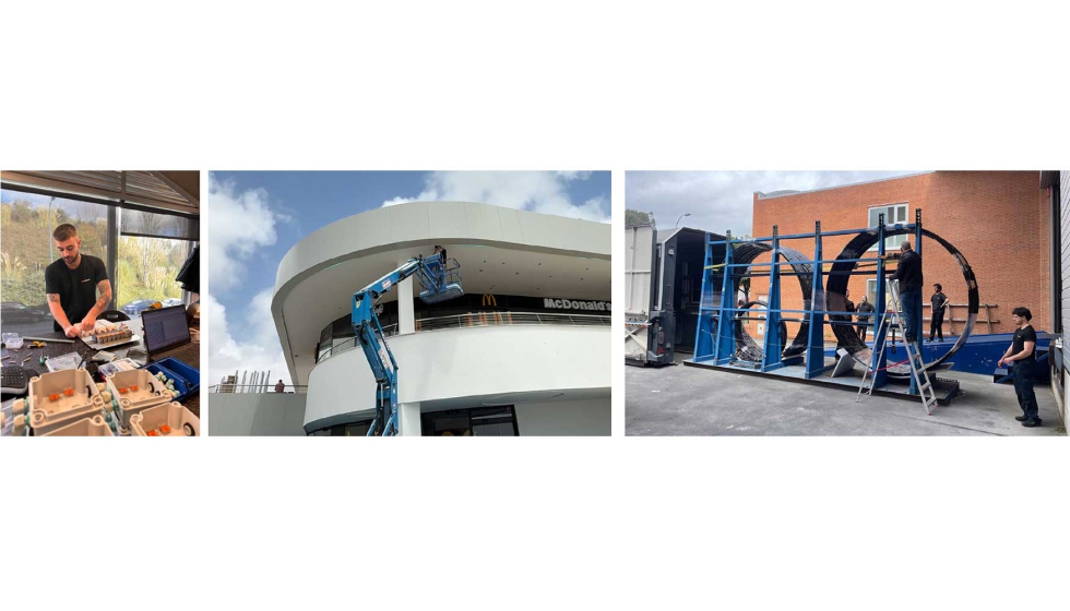 El equipo de Tecsoled realiz� previamente un estudio de las distancias con el objetivo de establecer la ubicaci�n adecuada de las cajas de control y...