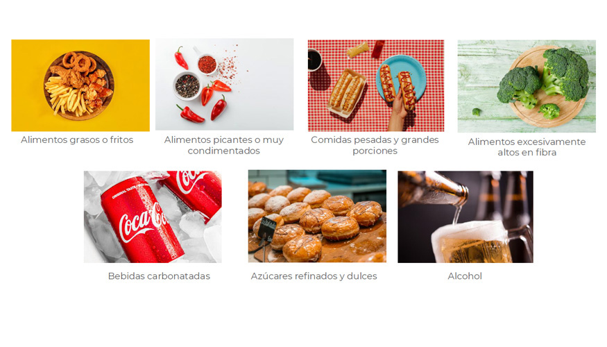 Los efectos secundarios empeoran con la ingesta de ciertos alimentos y ciertas categor�as de producto