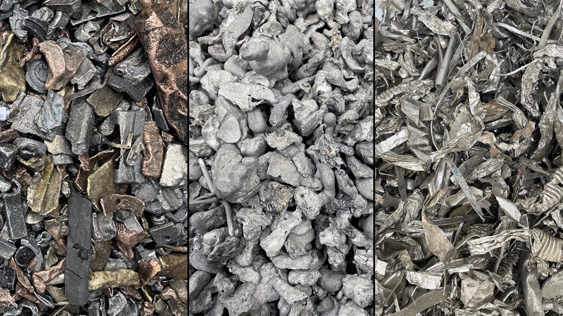 En los flujos de metales pesados mezclados, Autosort Pulse puede identificar y separar cobre, lat�n, zinc...