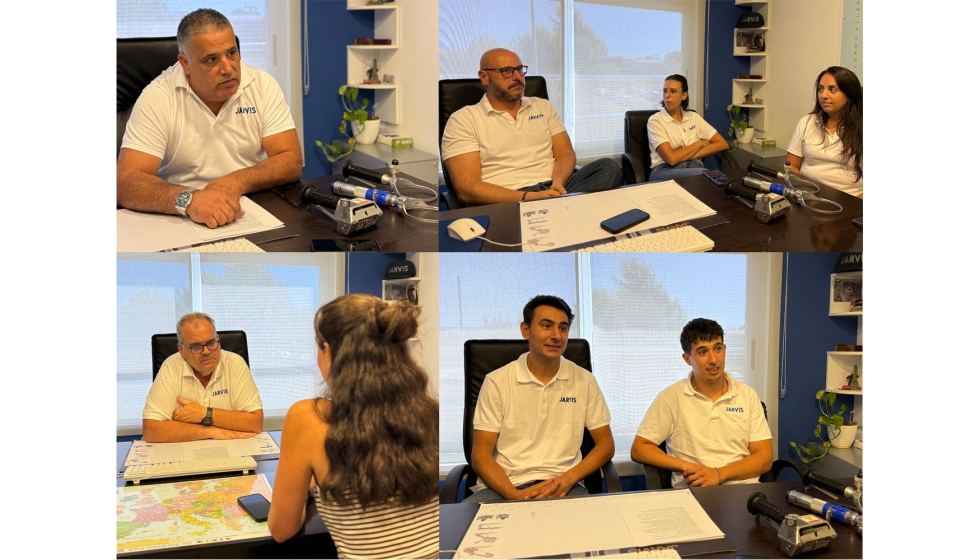 Durante la visita pudimos hablar con todos los miembros del equipo de Jarvis