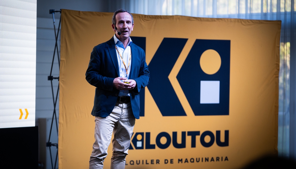 Ram�n Santamar�a, director general de Kiloutou Espa�a se�al�: "Nuestros objetivos siguen siendo los mismos...