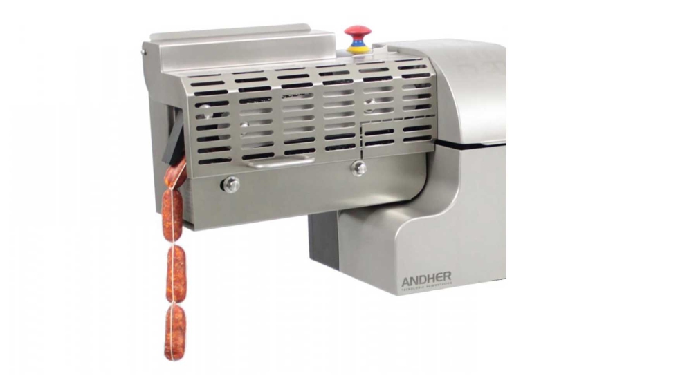La atadora ASP-300 L trabaja con embutido en tripa natural y artificial
