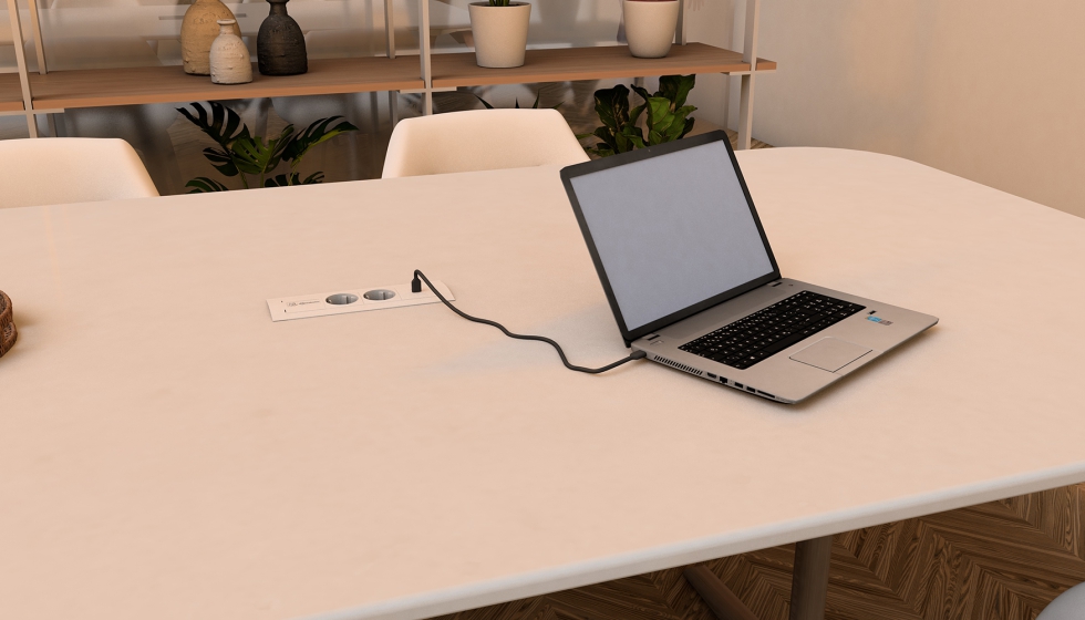 Easyblock Inside con m�dulo 45�45 con cargador USB-C Doble de MMConecta