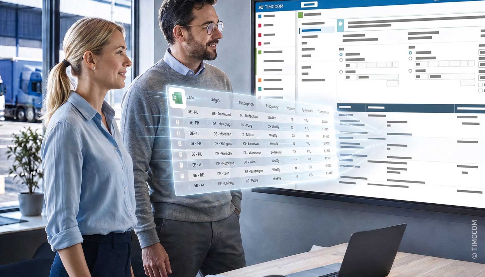 La digitalizaci�n permite centralizar y simplificar procesos del transporte contractual. Copyright: Timocom