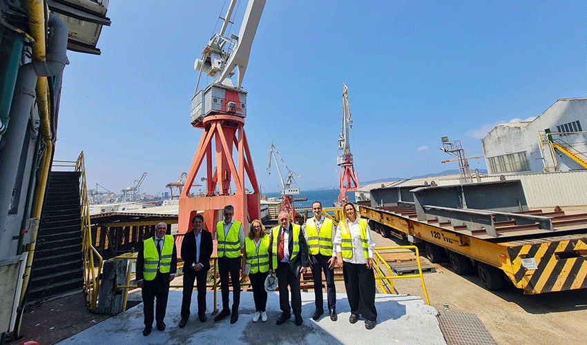 La primera jornada de trabajo entre SOERMAR y el CDTI se desarroll� en el polo industrial naval de Vigo...