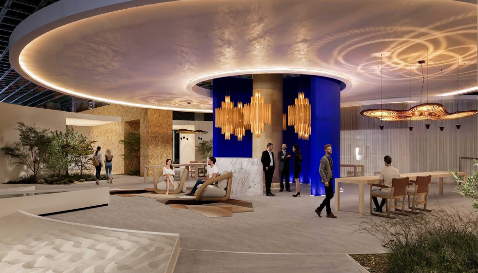 Imagen renderizada del Hotel H�bitat que se podr� visitar en Feria Valencia del 28 de septiembre al 1 de octubre que est�a dirigida por el mexicano...