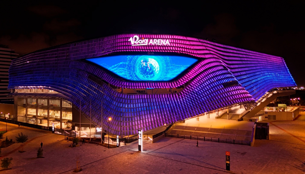 Roig Arena, de unos 58.500 metros cuadrados construidos, acoge hasta 15.600 espectadores en configuraci�n deportiva y cerca de 20...