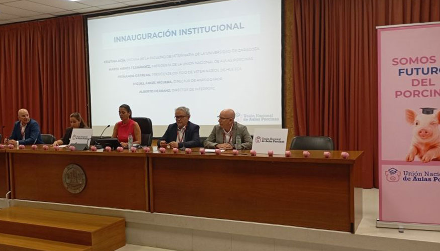Inauguraci�n institucional de la I Jornada Presencial de la Uni�n Nacional de Aulas Porcinas
