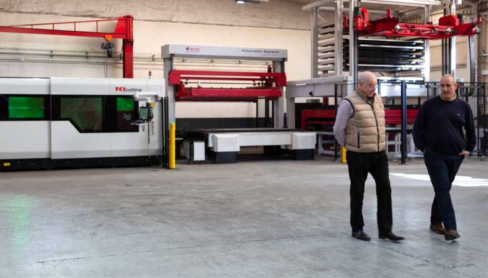 Urlaser est� instalando un nuevo sistema de carga y descarga con almac�n de TCI Cutting