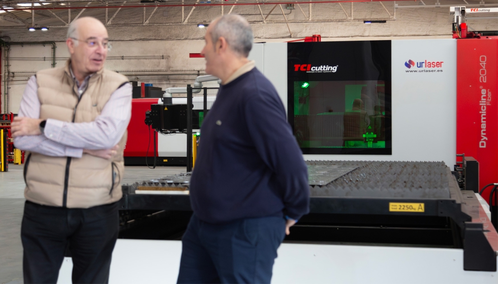 La planta de Urlaser en Galtakao integra sistemas de corte, automatizaci�n, almacenamiento y gesti�n digital de la producci�n...