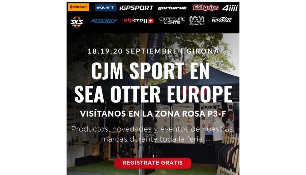 CJM Sport estar� presente en Sea Otter Europe 2026 con una amplia representaci�n de su portfolio de marcas