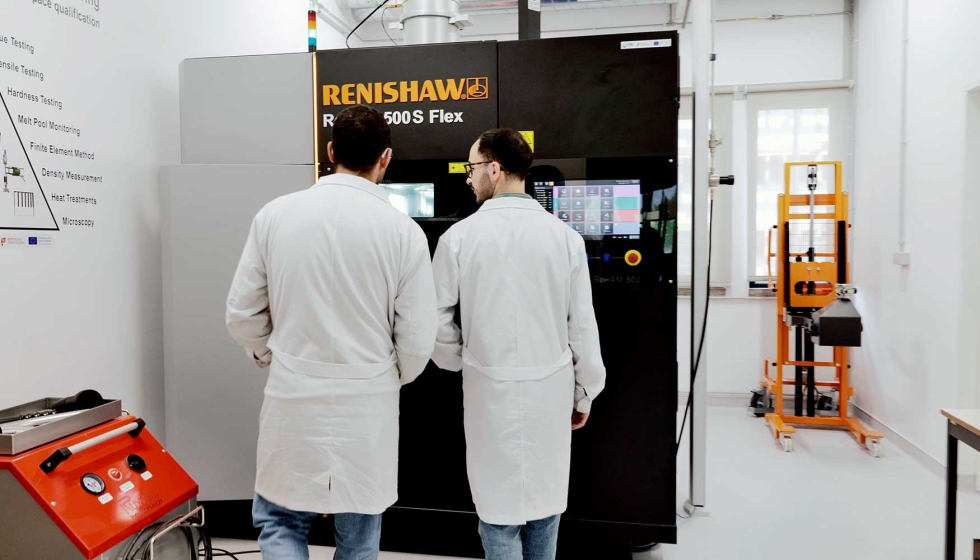 A Wipro Lauak utiliza o sistema RenAM 500Q Ultra de quatro lasers no desenvolvimento de processos de fabrico aditivo met�lico...