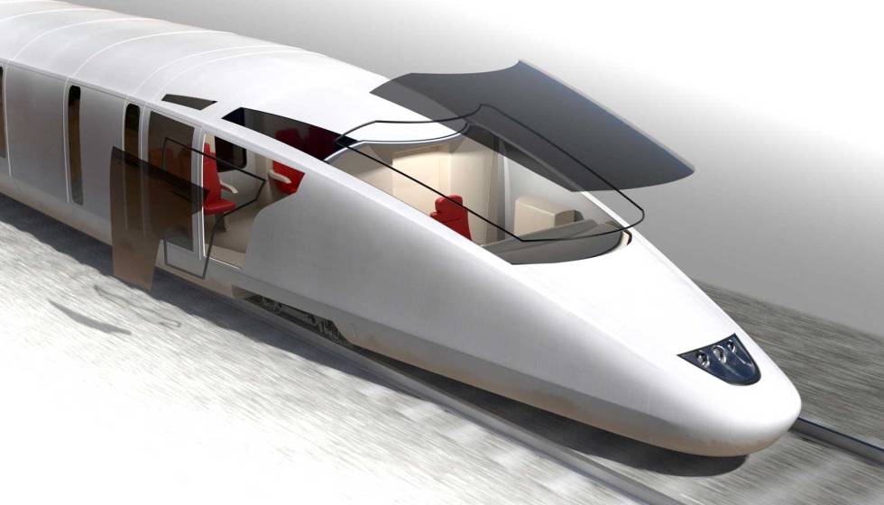 Los adhesivos y selladores elastom�ricos se utilizan para la uni�n y el sellado de ventanas en trenes de alta velocidad. Foto: Henkel...