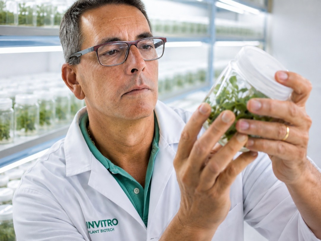 Josep Grau fundador y Consejero Honorario de IN VITRO en el laboratorio