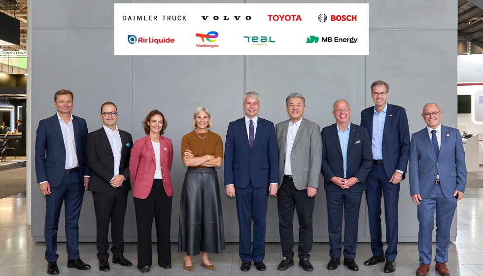 La iniciativa de Daimler Truck, Volvo Group, Toyota Motor Corporation, Bosch, Air Liquide, TotalEnergies...