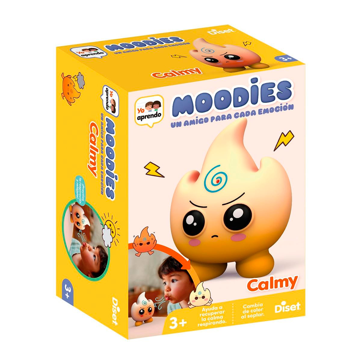 Moodies Calmy utiliza luz y color para acompa�ar a los ni�os en ejercicios de respiraci�n, relajaci�n y gesti�n emocional...