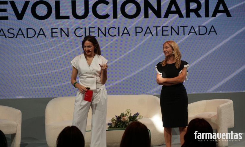Mirna Carnielli, directora general Divisi�n farmacia Espa�a � Portugal de Eucerin, y Nuria Cuesta, directora m�dica de Eucerin Espa�a...