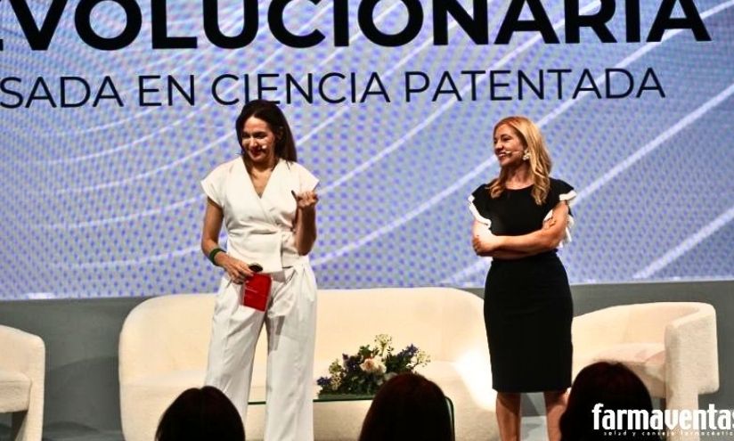 Mirna Carnielli, directora general Divisi�n farmacia Espa�a � Portugal de Eucerin, y Nuria Cuesta, directora m�dica de Eucerin Espa�a...