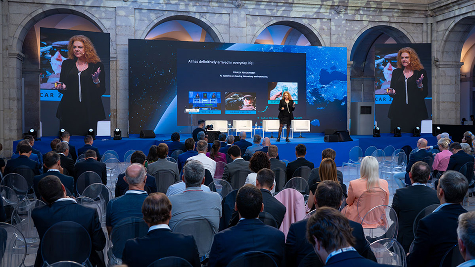 Sabina Jeschke, CEO do KI Park, defendeu uma aposta na aplica��o industrial da IA