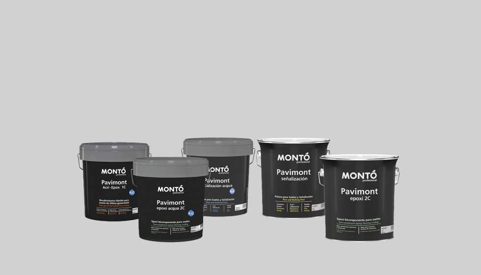 Pavimont es la gama para el tratamiento y acabado de pavimentos de Pinturas MONT�