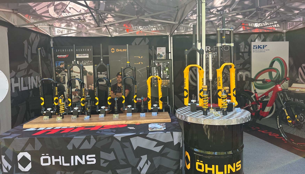AndreaniMHS mostr� en Sea Otter Europe diferentes novedades de �hlins y Brembo para MTB