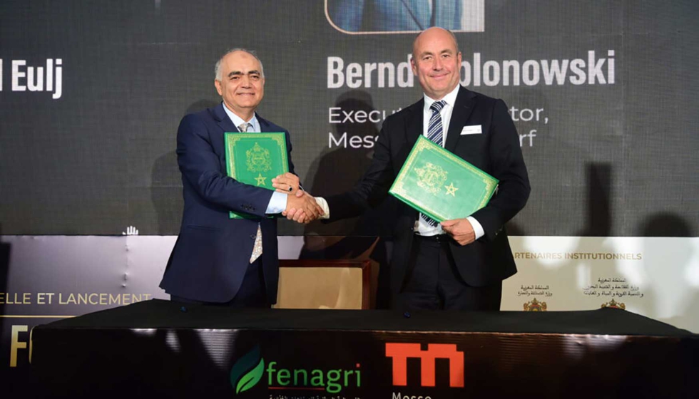 Abdelmounim Eleulj y Bernd Jablonowski. Cr�ditos: Fenagri