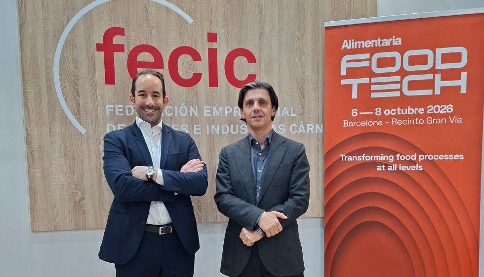 Ricardo M�rquez, director de Alimentaria FoodTech, junto a Ignasi Pons, secretario general de Fecic
