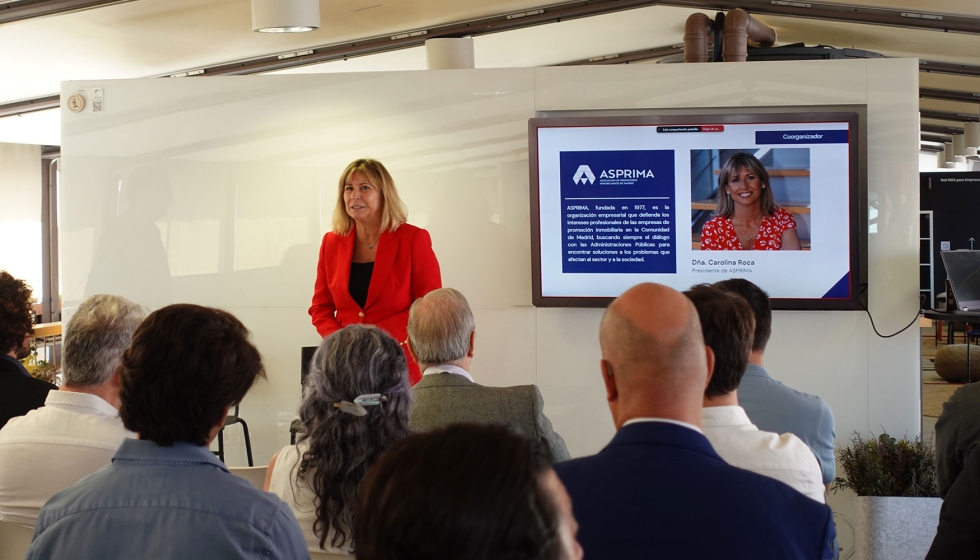 Carolina Roca, presidenta de ASPRIMA, incidi� en la necesidad de incrementar la inversi�n en innovaci�n y digitalizaci�n dentro del sector...