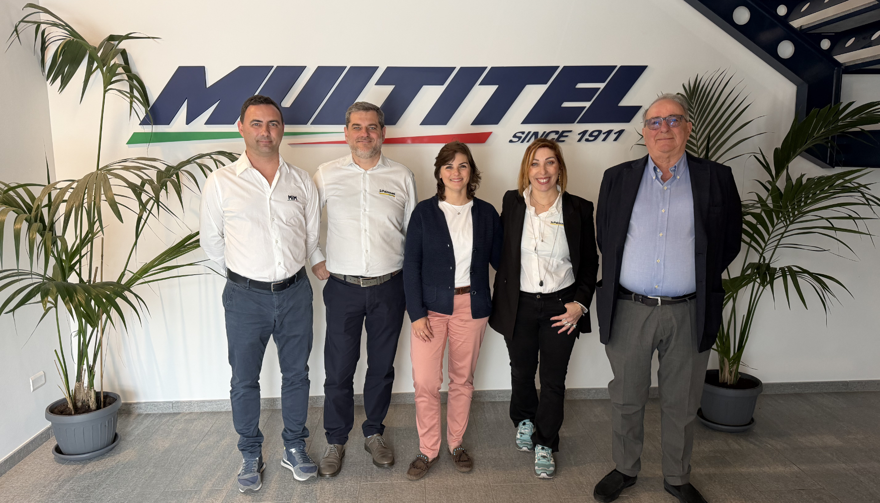 De izquierda a derecha: Fabio Pagliero, Francesco Zola, Anna Pagliero, Paola Palazzani y Renzo Pagliero