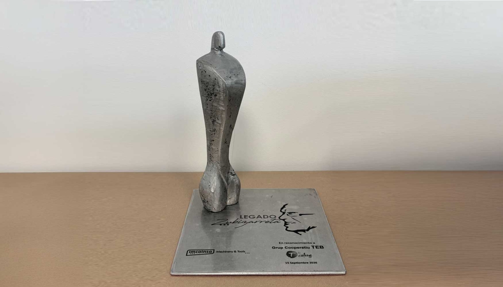 La escultura 'Gizona', serie especial Zubizarreta, s�mbolo del reconocimiento
