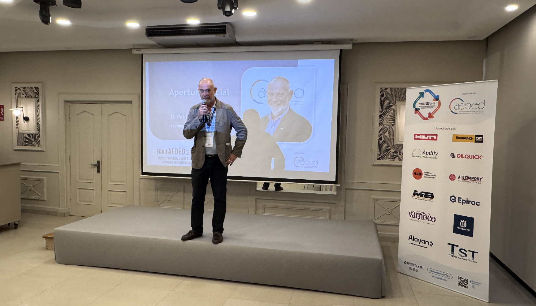 Pablo Budia, presidente de AEDED