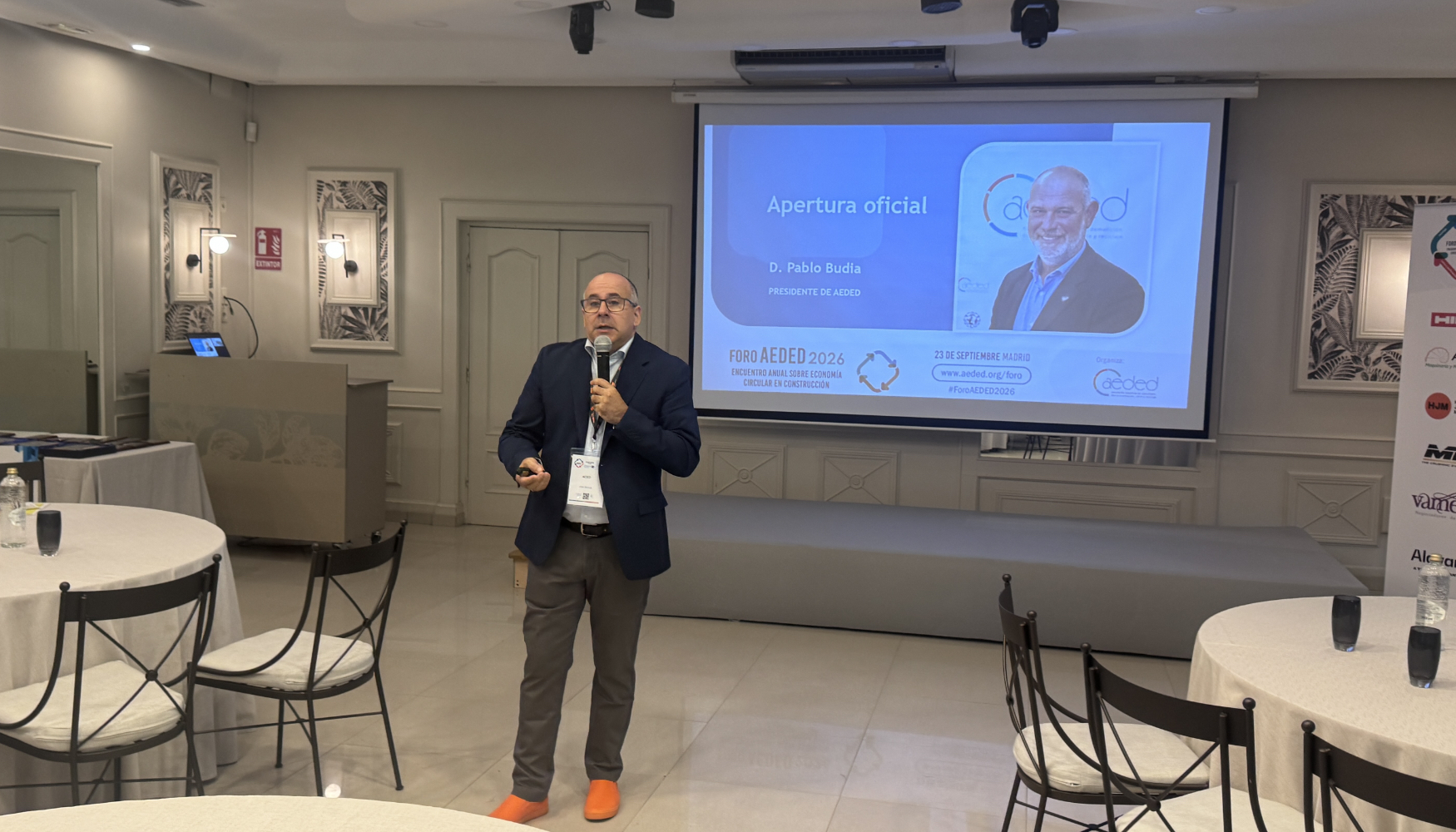 Intervenci�n de Jos� Blanco, secretario general de AEDED