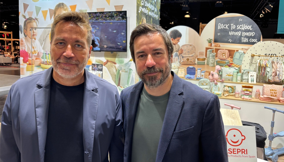 �scar Vivas, director comercial, y Javier Vivas, international sales de Saro