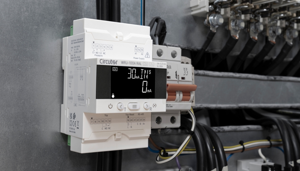 El WRU-100A de Circutor, es su nuevo rel� de protecci�n y monitorizaci�n diferencial tipo A ultrainmunizado...