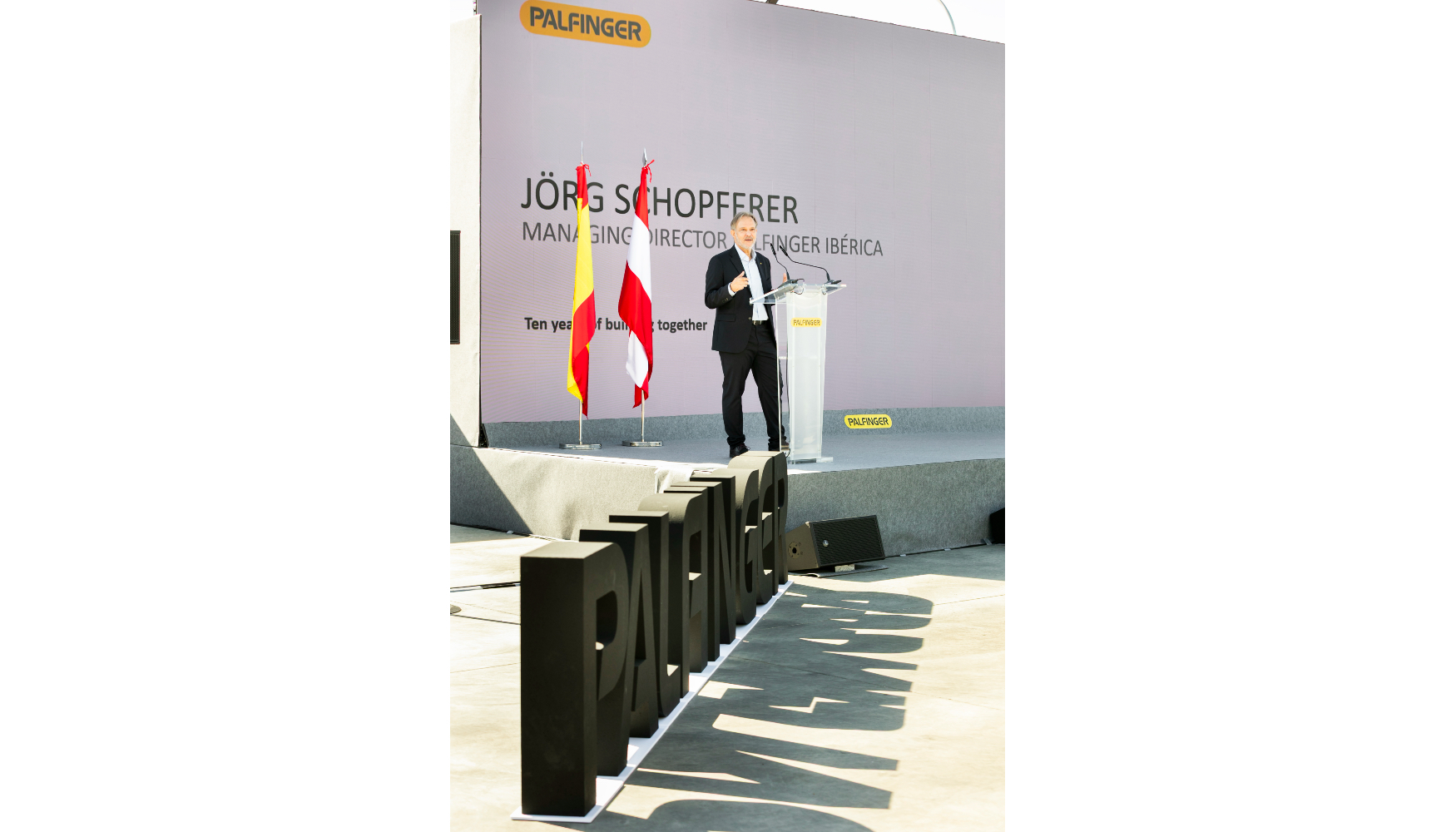 J�rg Schopferer, director general de Palfinger Ib�rica