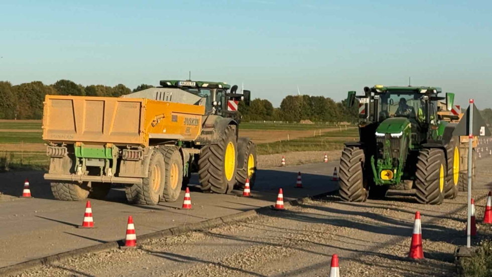 Circuito dispuesto para realizar pruebas de transporte con remolque con el 6R