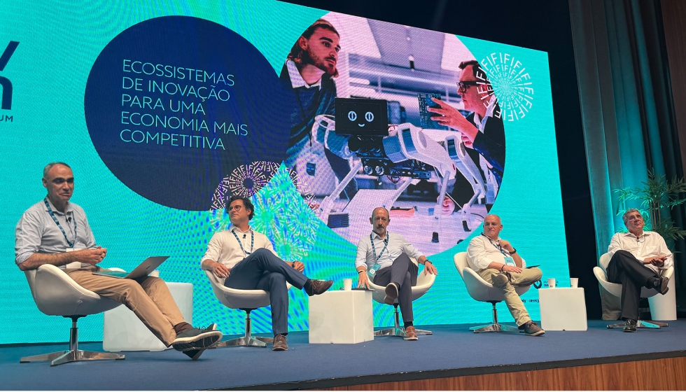O �ltimo painel do dia, dedicado ao tema �Ecossistemas de Inova��o para uma Economia mais Competitiva�, foi moderado por Ant�nio Vicente...