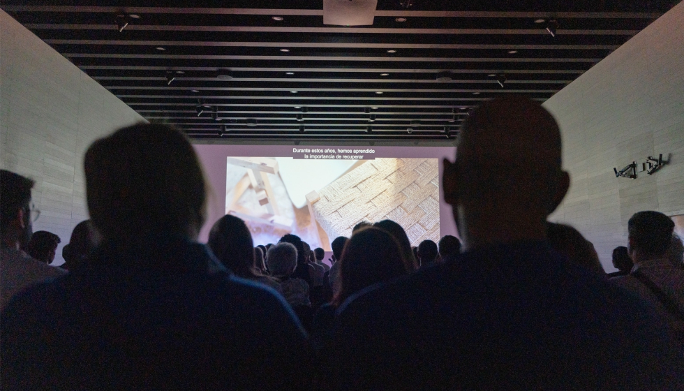 Proyecci�n del cortometraje Amarar en la Fundaci�n Arquia, Madrid. � Jaime Erice