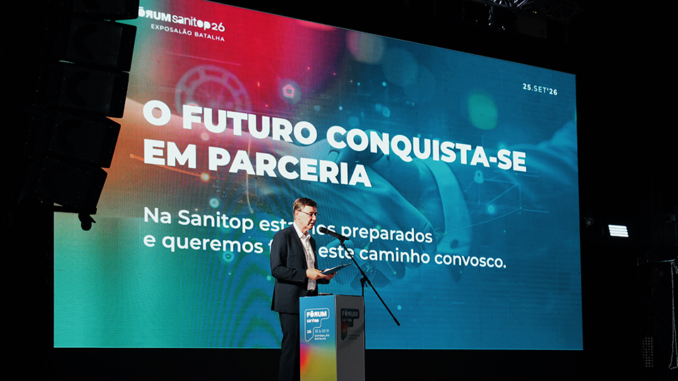 Johan Stevens, diretor-geral do grupo Sanitop