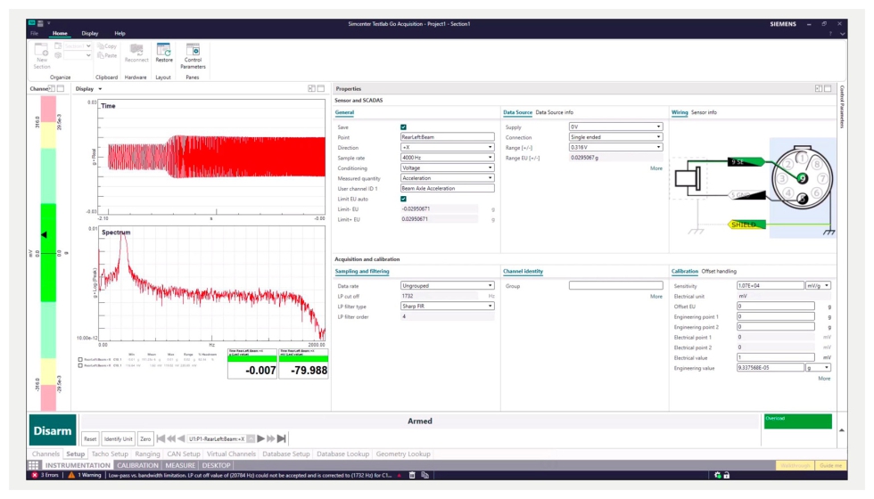 Simcenter Testlab Go ofrece una adquisici�n gratuita y optimizada para dispositivos m�viles desde el hardware Simcenter SCADAS de �ltima generaci�n...