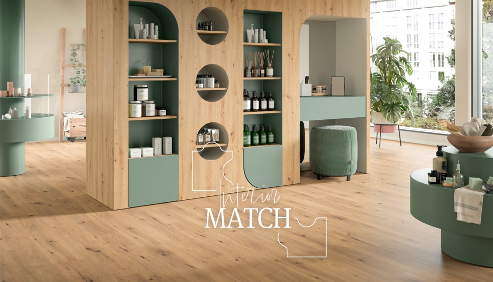 Egger Interior Match permite combinar la colecci�n de suelos Egger 25+ y los productos de mobiliario e interiorismo de la Egger Colecci�n Decorativa...