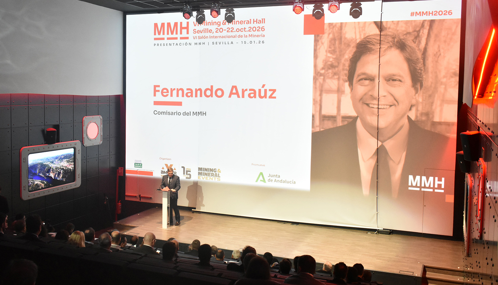 Fernando Ara�z durante la presentaci�n del MMH 2026