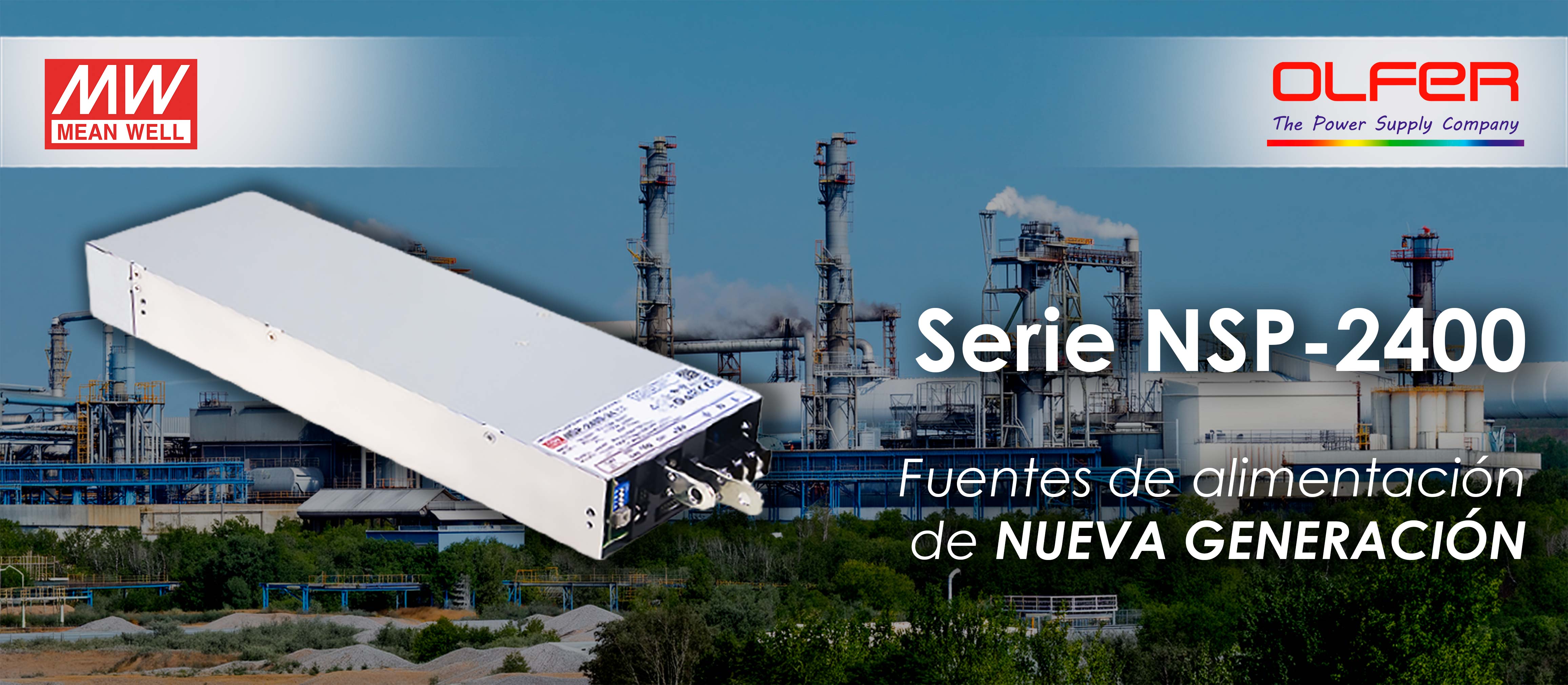 Serie NSP-2400: Fuentes de alimentaci�n de nueva generaci�n