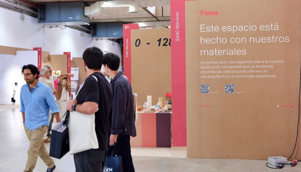 La compa��a particip� en el Sal�n nude, espacio dedicado al dise�o emergente, con soluciones como GreenPanel y FibraColour...