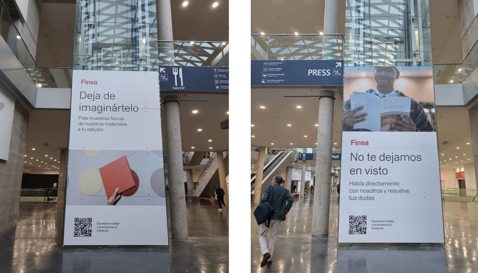 La propuesta de Finsa combin� herramientas digitales, como el configurador de ambientes...