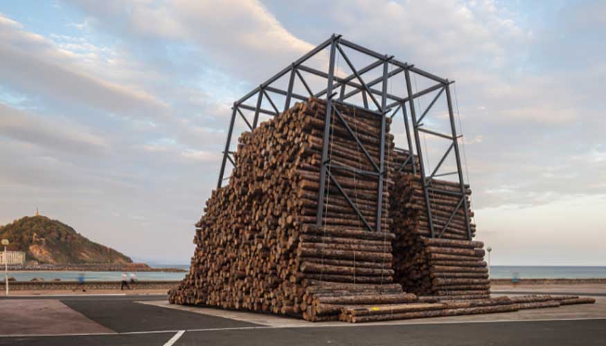 Pabell�n Lost Forest en Donosti-San Sebasti�n, de los arquitectos madrile�os Julia Ruiz-Cabello Subiela y Santiago del �guila...