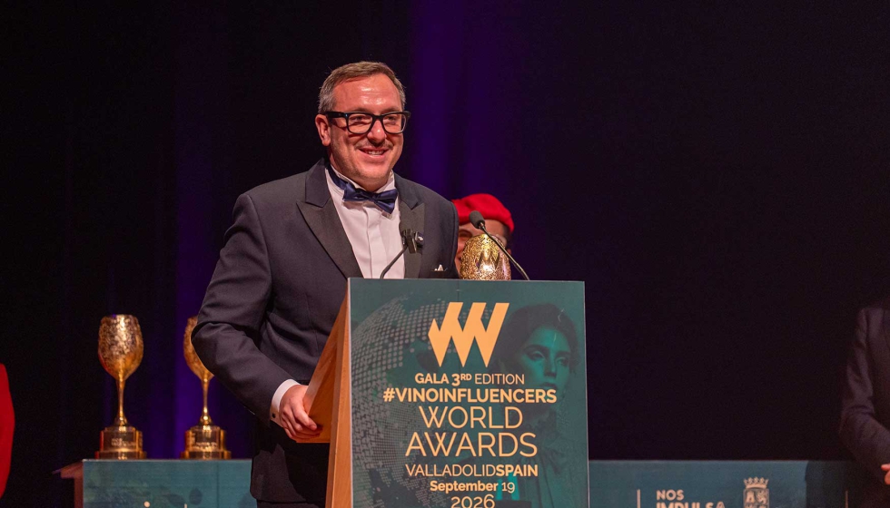 El creador de Vinos con Pablo recibi� el reconocimiento Best Wine Educator Innovation entre 150 comunicadores profesionales procedentes de 34 pa�ses...