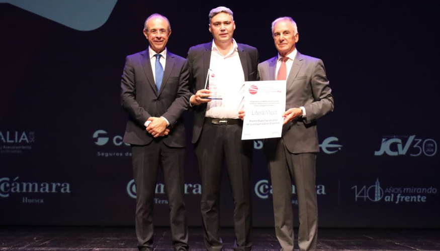 Acto de entrega del Premio Exportaci�n Gran Empresa en los Premios a la Internacionalizaci�n de Arag�n 2026