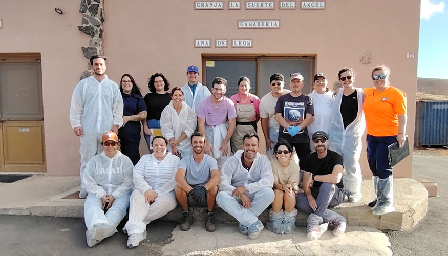 Jornada de formaci�n pr�ctica en Cabra Majorera