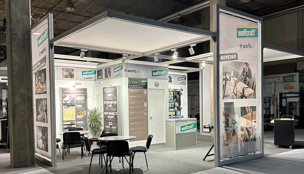 Stand de Wolfcraft en Eurobrico